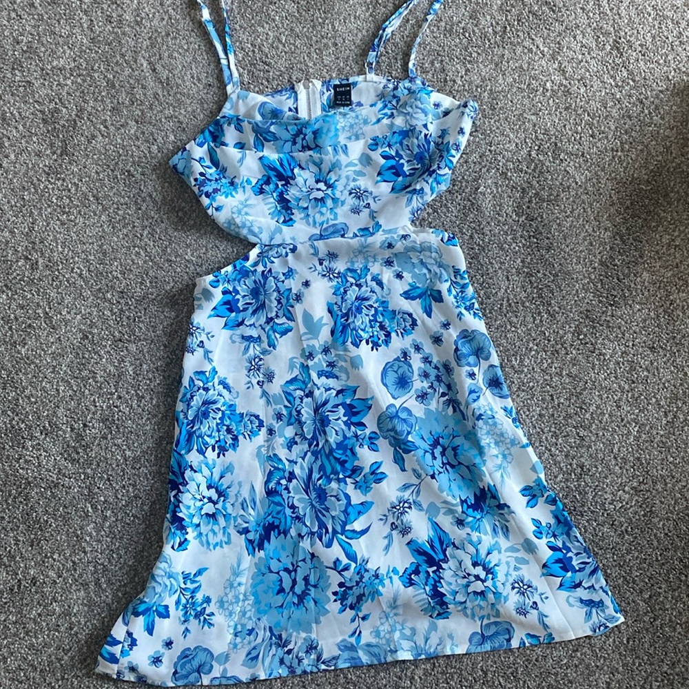 Blue and White summer dress